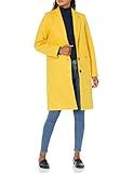 Amazon Essentials Women's Oversized Plush Button-Front Coat, Yellow, Small | Amazon (US)