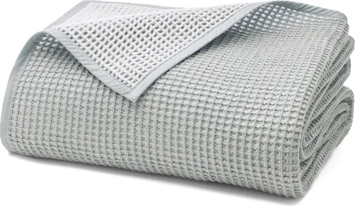 Boll & Branch Waffle Knit Two-Tone Bed Blanket | Nordstrom | Nordstrom