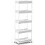 SPACEKEEPER 5-Tier Storage Cart Organizer Rolling Utility Cart, Mobile Shelving Unit Slide Out St... | Amazon (US)
