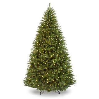 4.5 ft. Pre-Lit Incandescent Fir Artificial Christmas Tree with 200 Warm White Lights | The Home Depot