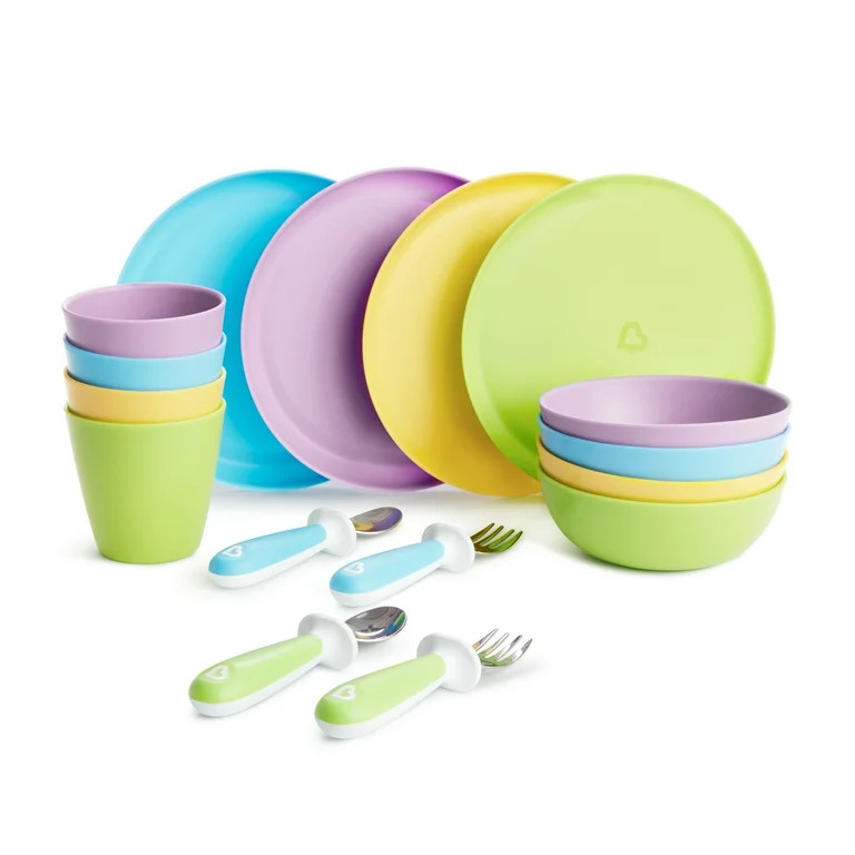 Munchkin® Baby and Toddler Dining Set, 16 Piece, Multi-Color, Unisex | Walmart (US)