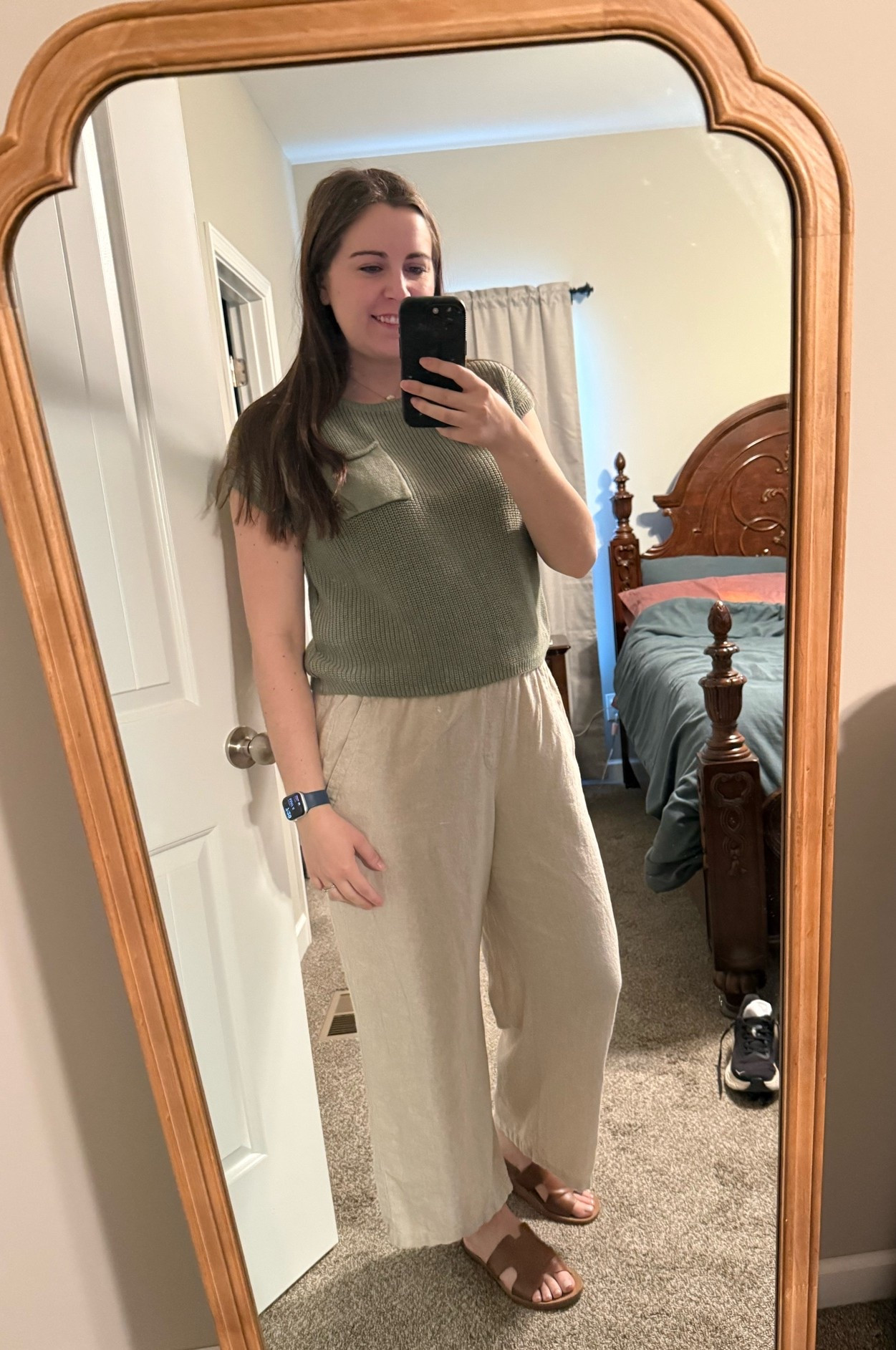 20 weeks pregnant ootd. Give me all the cute and comfy outfits these days!!

#LTKWorkwear #LTKBump #LTKTall