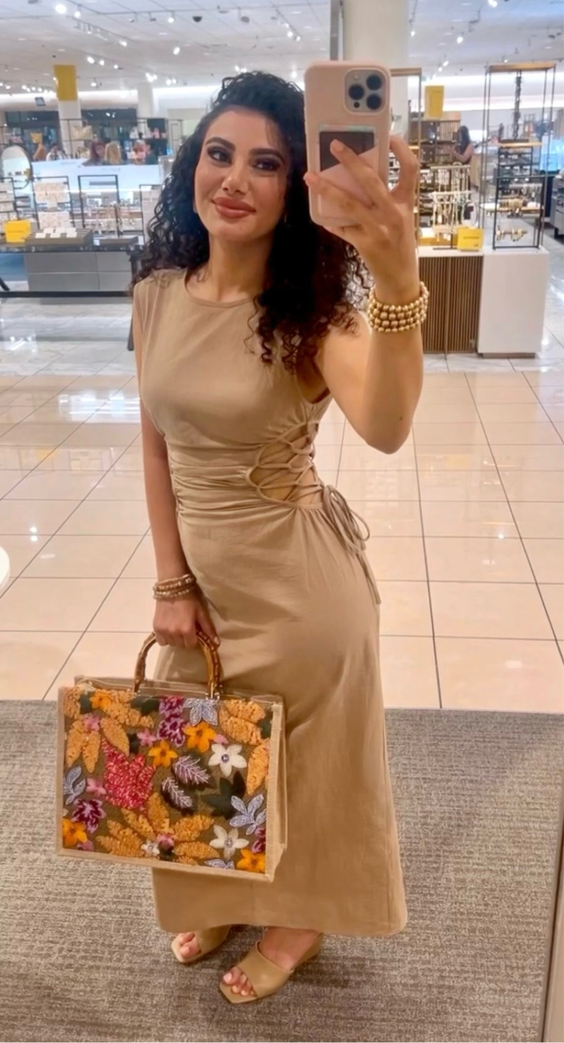 My day 1 styling client, my sister 🔥 
Linked her full outfit details. 

Dress under 20$ 
Bag under 30$
Jewelry under 5$ 

#LTKFind #LTKunder50 #LTKsalealert