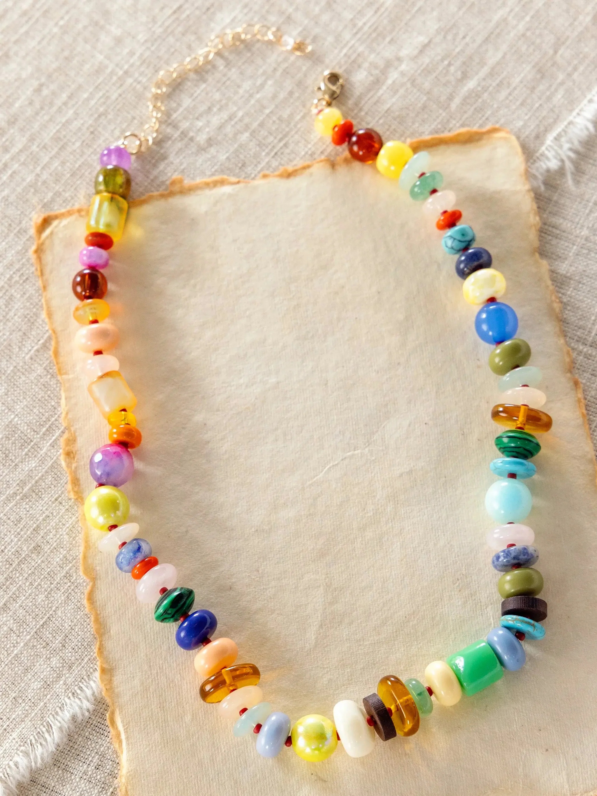 Boho Joy Beaded Necklace | Natural Life
