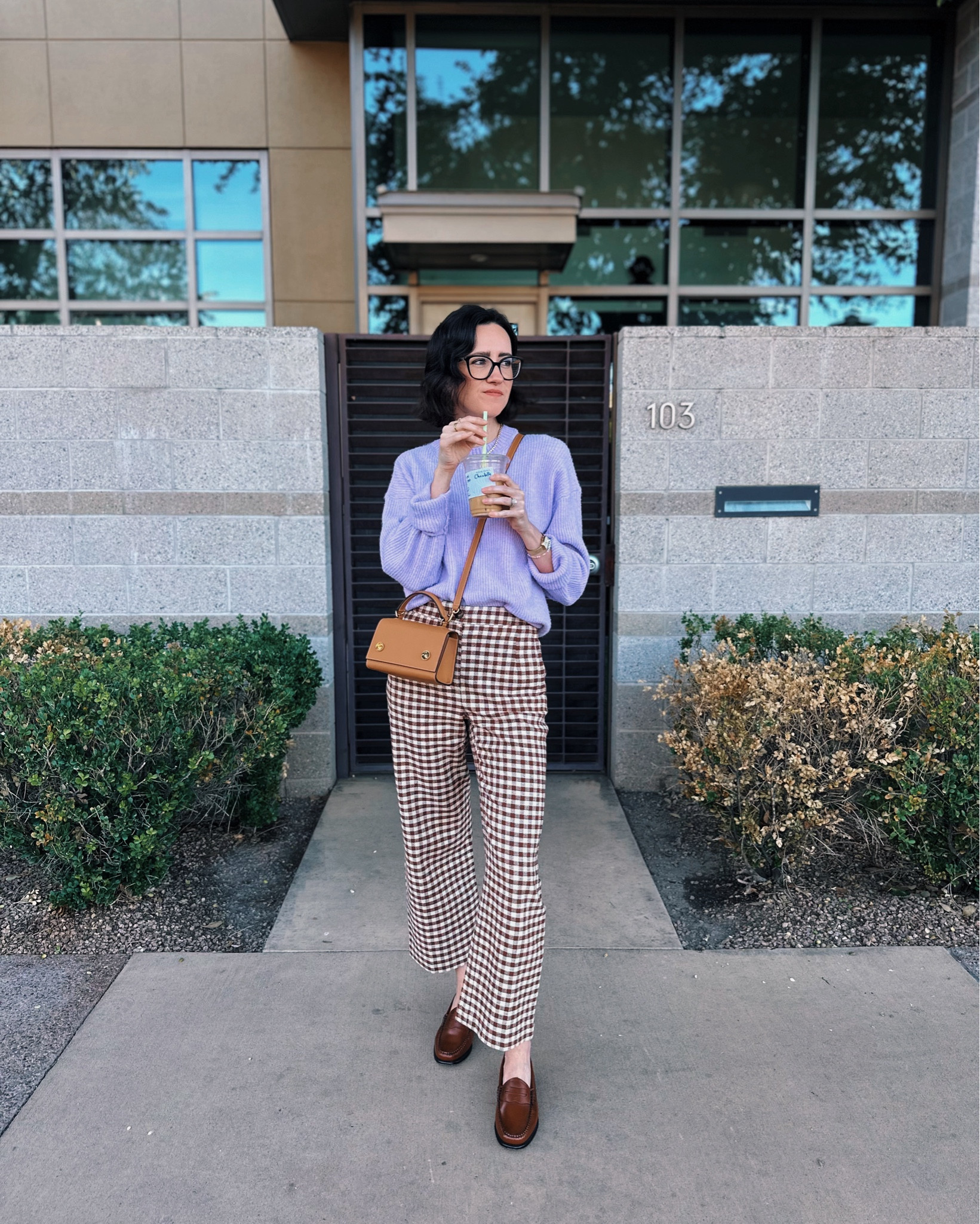 a Monday coffee moment 💜☕️🤎 love this color combo so much! 

#LTKSeasonal #LTKFindsUnder100 #LTKStyleTip