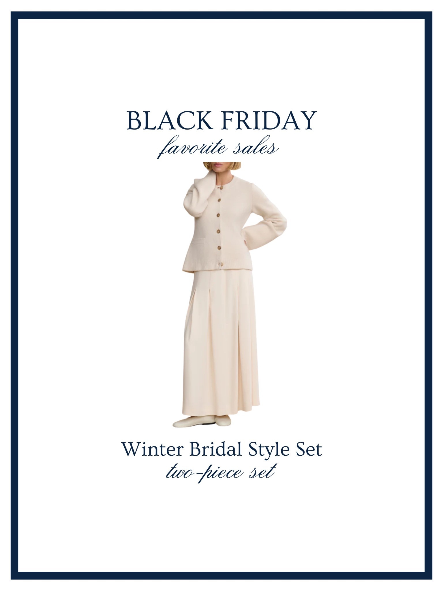 If I were a winter bride…. ✨🤍🦢 Loving this two piece set for a winter rehearsal dinner, winter bridal shower, or winter bachelorette! Bridal style, winter wedding, classic bridal style 

#LTKWedding #LTKCyberWeek