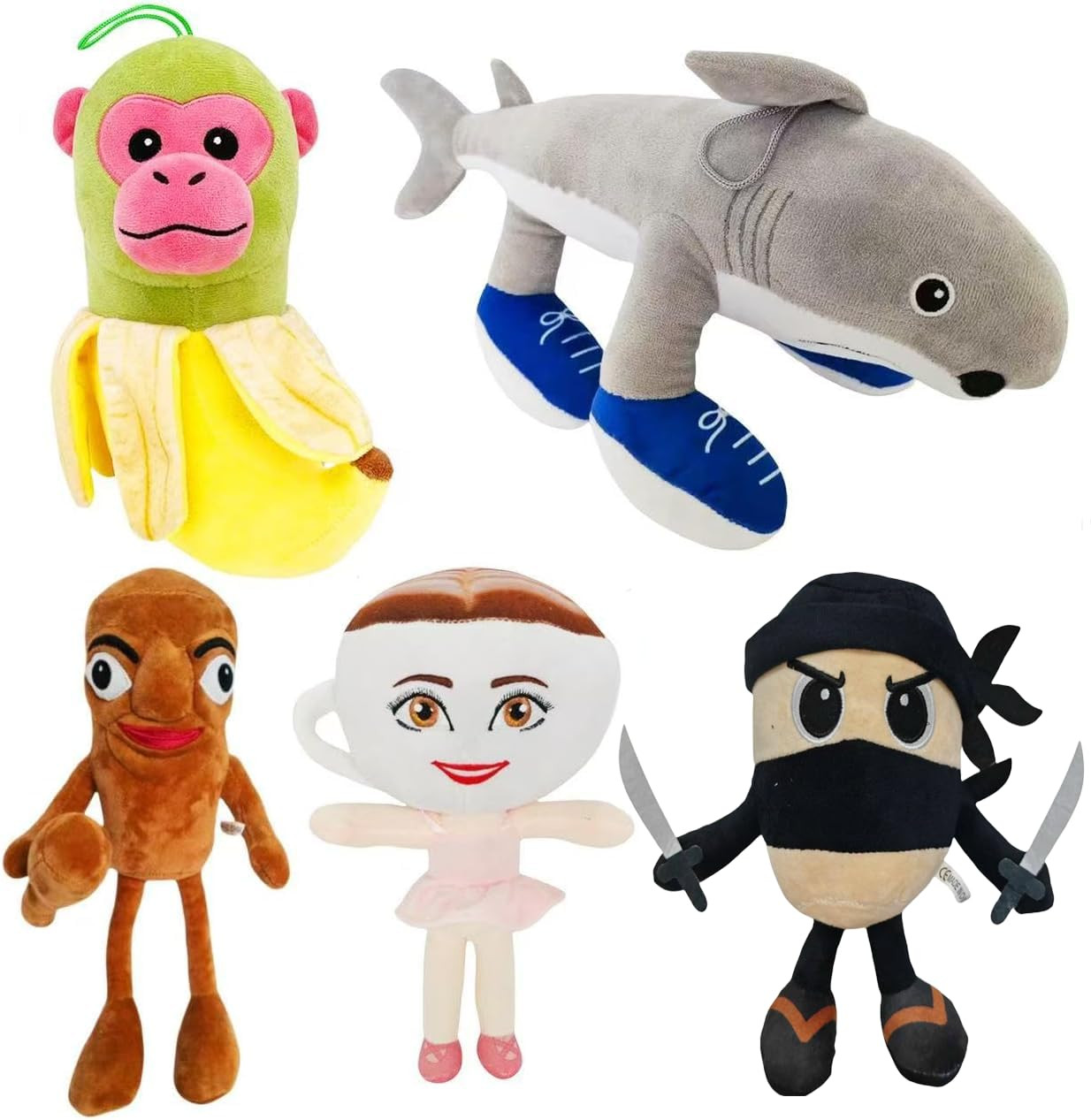 Tralalero SahurPlush – 12" Animal Soft Pillow Toy – Funny Tung Tung Meme-Inspired Collectible... | Amazon (US)