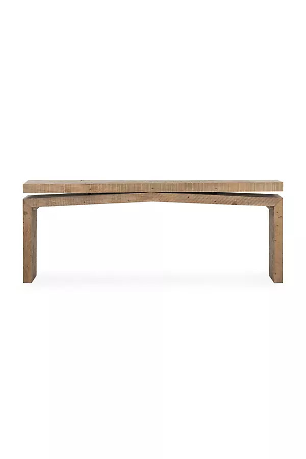Matthes 79" Reclaimed Pine Wood Console Table | Anthropologie (US)