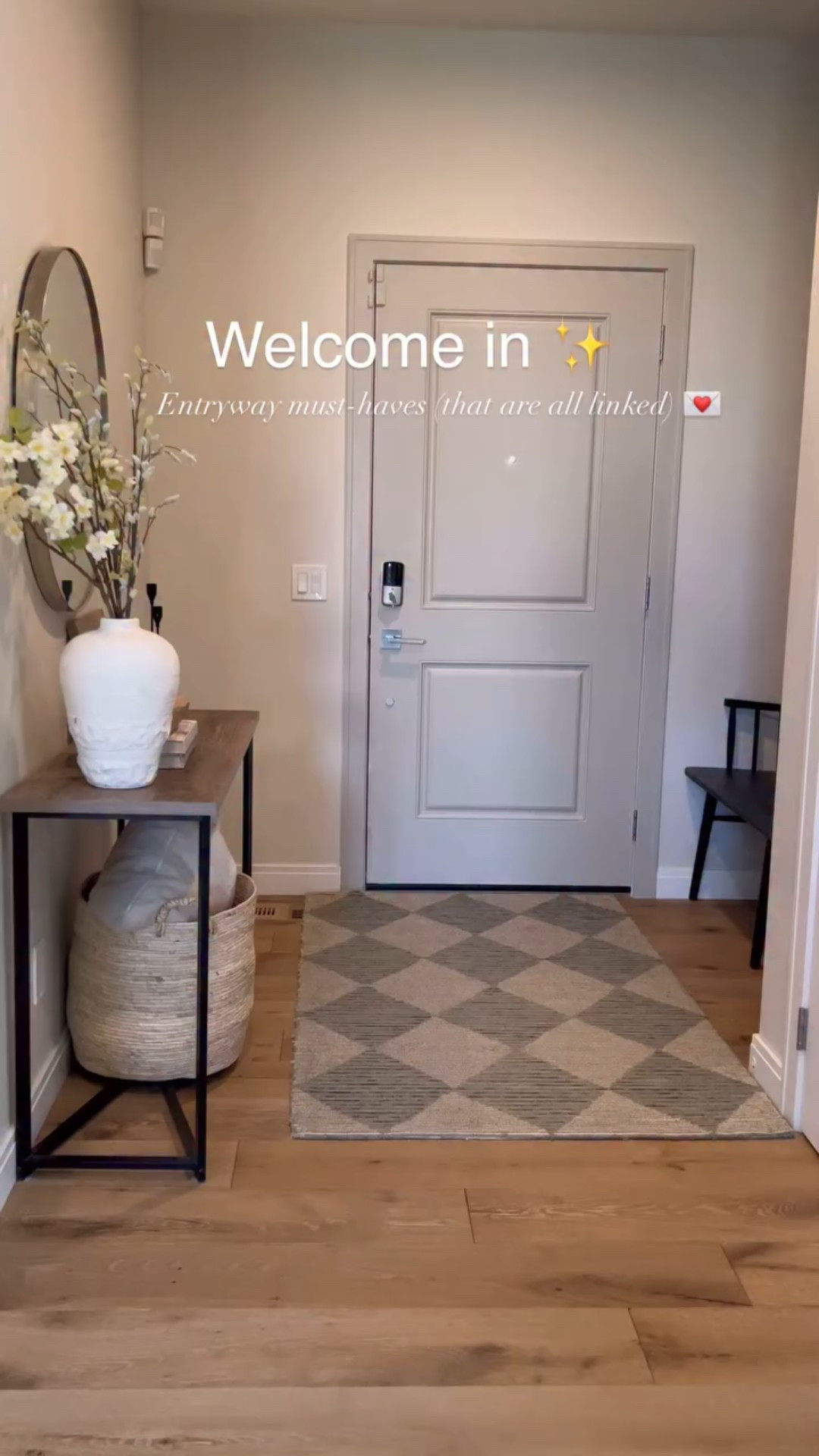 Entryway details ✨

Comment “entryway” below and I’ll send you links to every item in the video!
🤎 Save this for your future home projects!

.
.
.
.
.
#entrywaydecor #entrywayinspo #entrywayideas #consoletabledecor #consoletablestyling #linkinbio #liketoknowit #homestylingtips #interiorstyling #decorfinds #homeentryway #entrywaybench #neutralhomedecor #cozyhomedecor