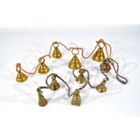 Mid Century Brass Christmas Bells /Wind Chime Bells /Wind-Bells | Etsy (US)