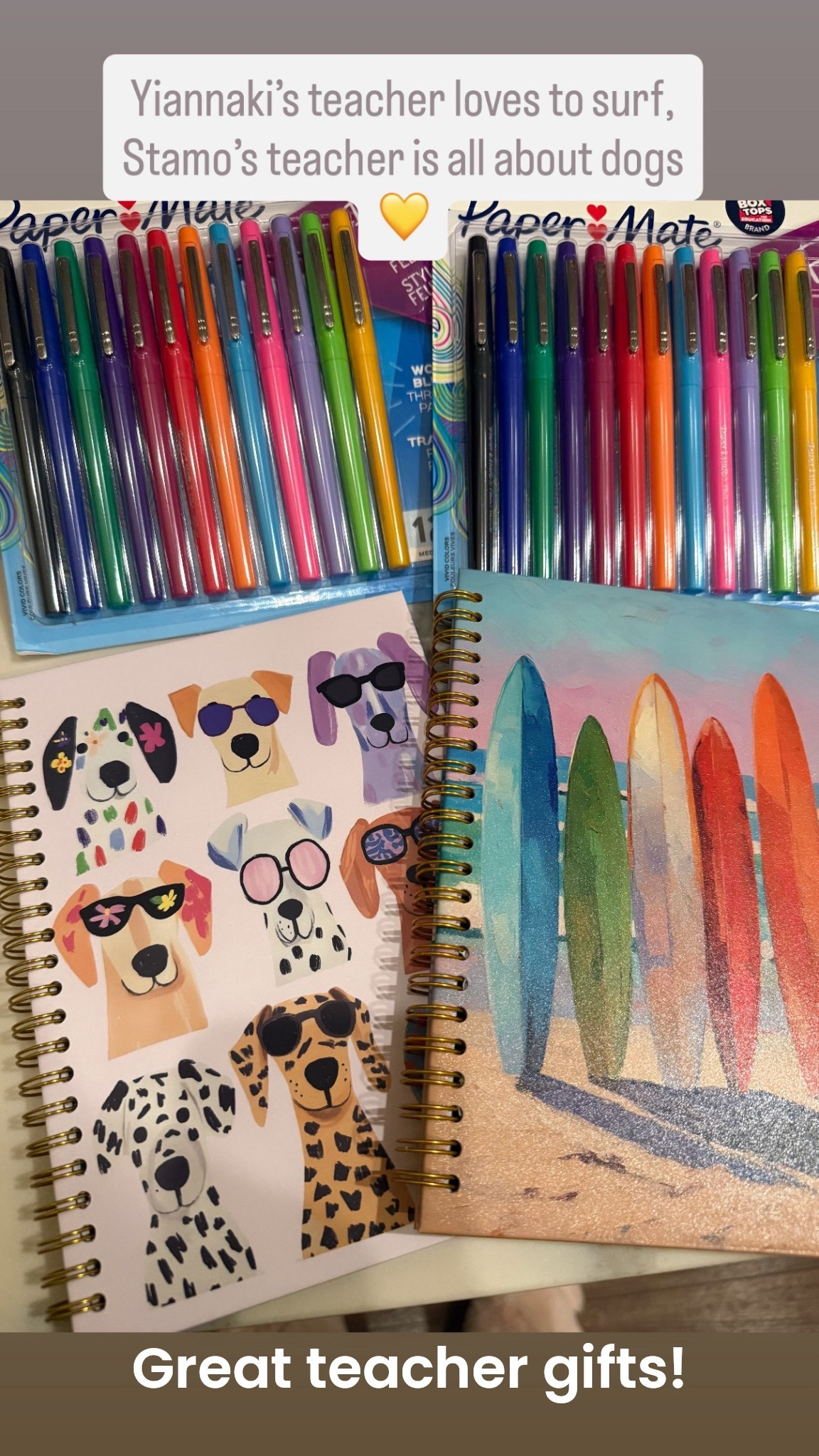 Great teacher gift ideas- these flair pens and little notebooks are so handy to have! 

#LTKKids