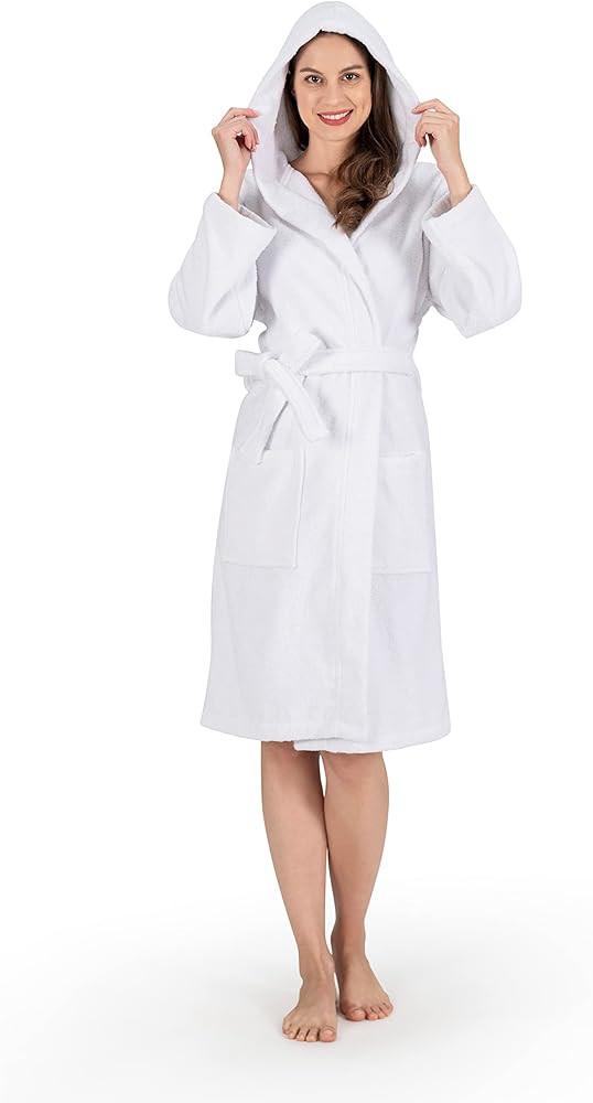 Nine West Womens Hooded Terry Bathrobe | Amazon (US)