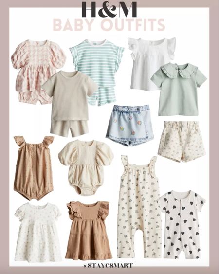 H&M baby outfits - summer baby outfits - baby girl outfits - summer baby girl outfits - summer fashion - must have baby outfits 

#LTKSeasonal #LTKBaby #LTKStyleTip