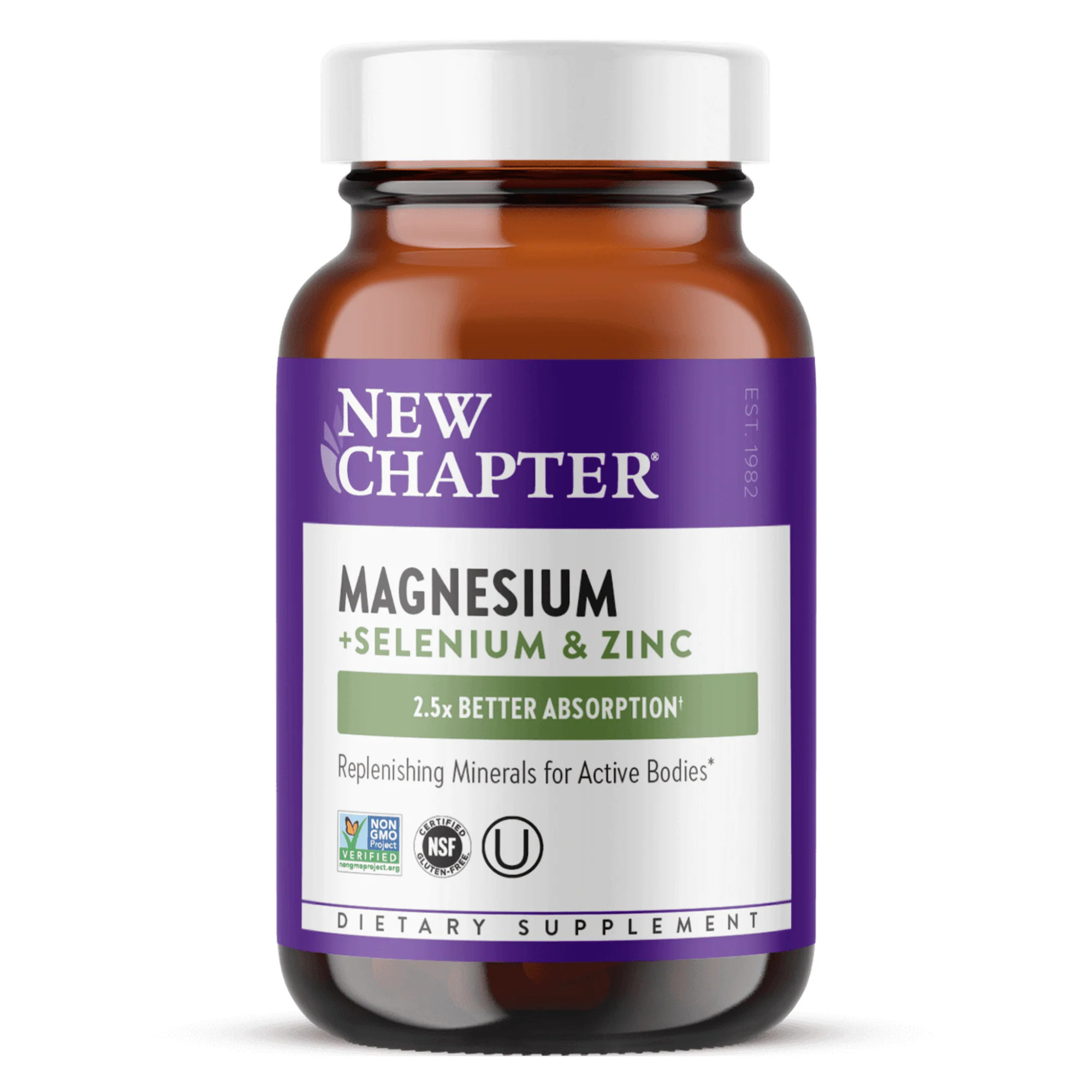 New Chapter Magnesium + Selenium & Zinc Tablets (30 count) #10087845 | Smallflower