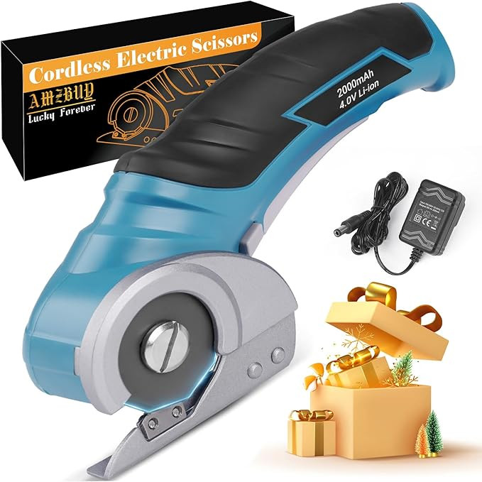 Cardboard Cutter Cordless Electric Scissors - Stocking Stuffers for Men Gifts Christmas Birthday ... | Amazon (US)