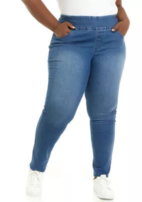 Gloria Vanderbilt Women's Plus Size Amanda Pull on Jeans | Belk