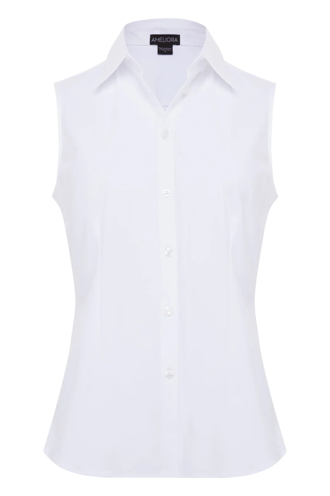 The Annie - Sleeveless Button Up | Ameliora