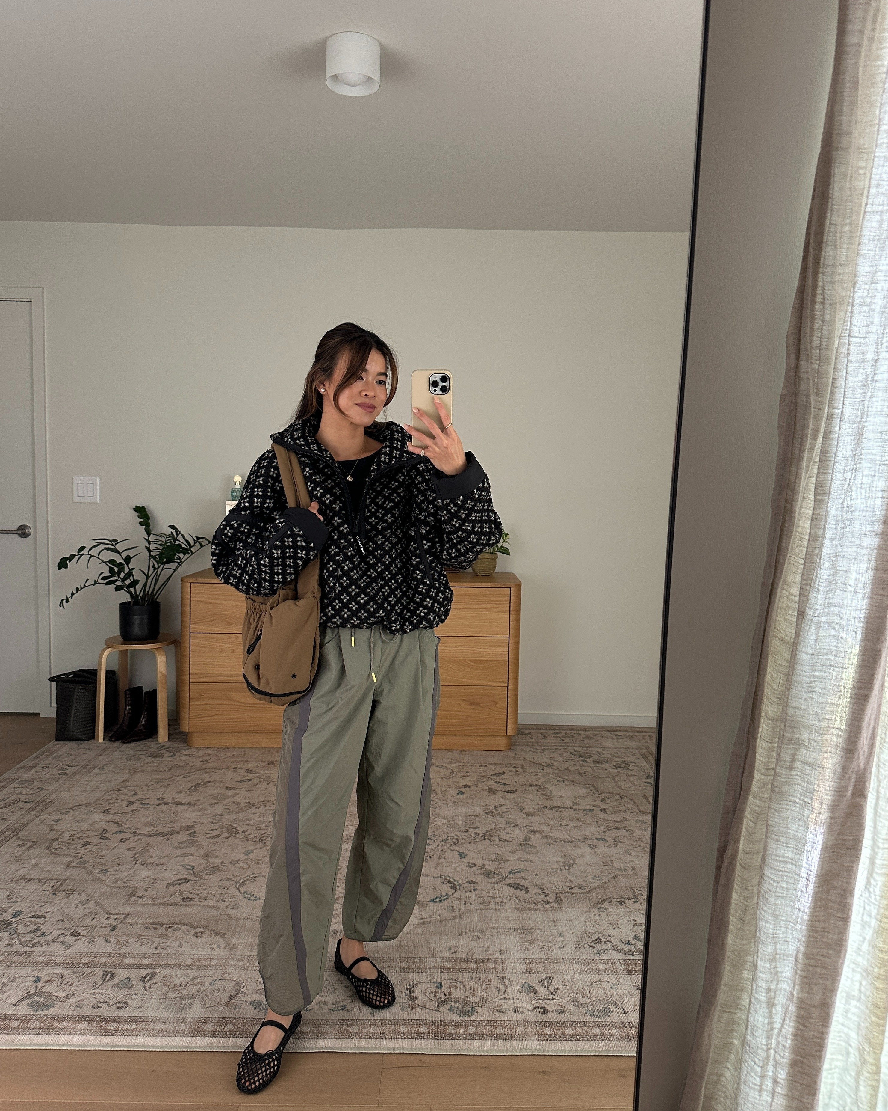 These pants are so cool and comfortable. Perfect to throw on this fall!

Sizing info:
-FP Movement Champ Is Here Pants (Size XS in Sage Combo) 
-FP Movement Tempo Double Or Nothing Layer (Size XS in Black)
-FP Movement Mountain High Printed Half-Zip Fleece (Size Small in Birdseye Black Combo)

Cute workout clothes, fall workout outfits, pilates outfit, FP Movement, free people workout outfits, travel outfits, airport outfit, outfit of the day, what to pack for vacation, comfy outfit ideas, petite pants, petite style, petite travel outfits, casual outfit ideas, casual style, mom outfits, mom style, petite activewear, jogging pants, petite running outfit, athletic tops, athletic long sleeve, fall running, fall long sleeve, fall fleece, fleece, fleece jacket

#LTKootd #LTKSeasonal #LTKPetite