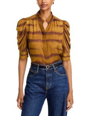 Frame The Gillian Silk Top | Bloomingdale's (US)