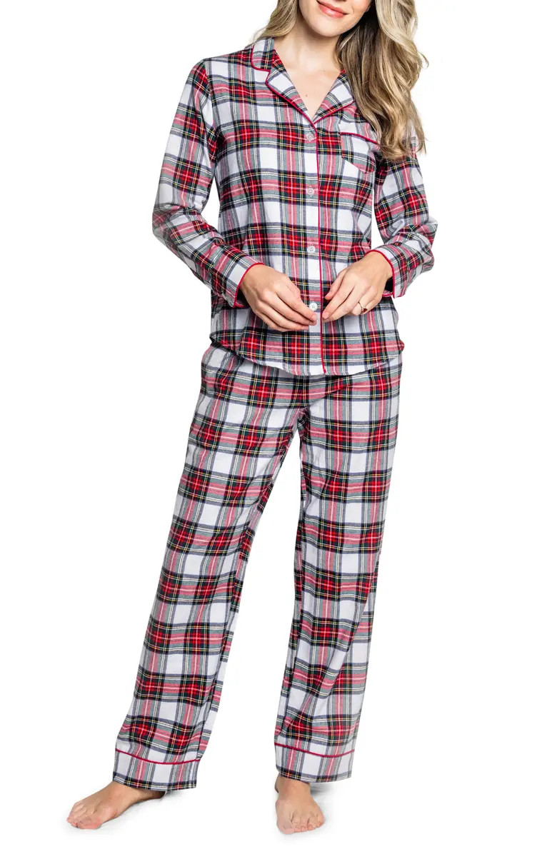 Balmoral Tartan Cotton Flannel Pajamas | Nordstrom