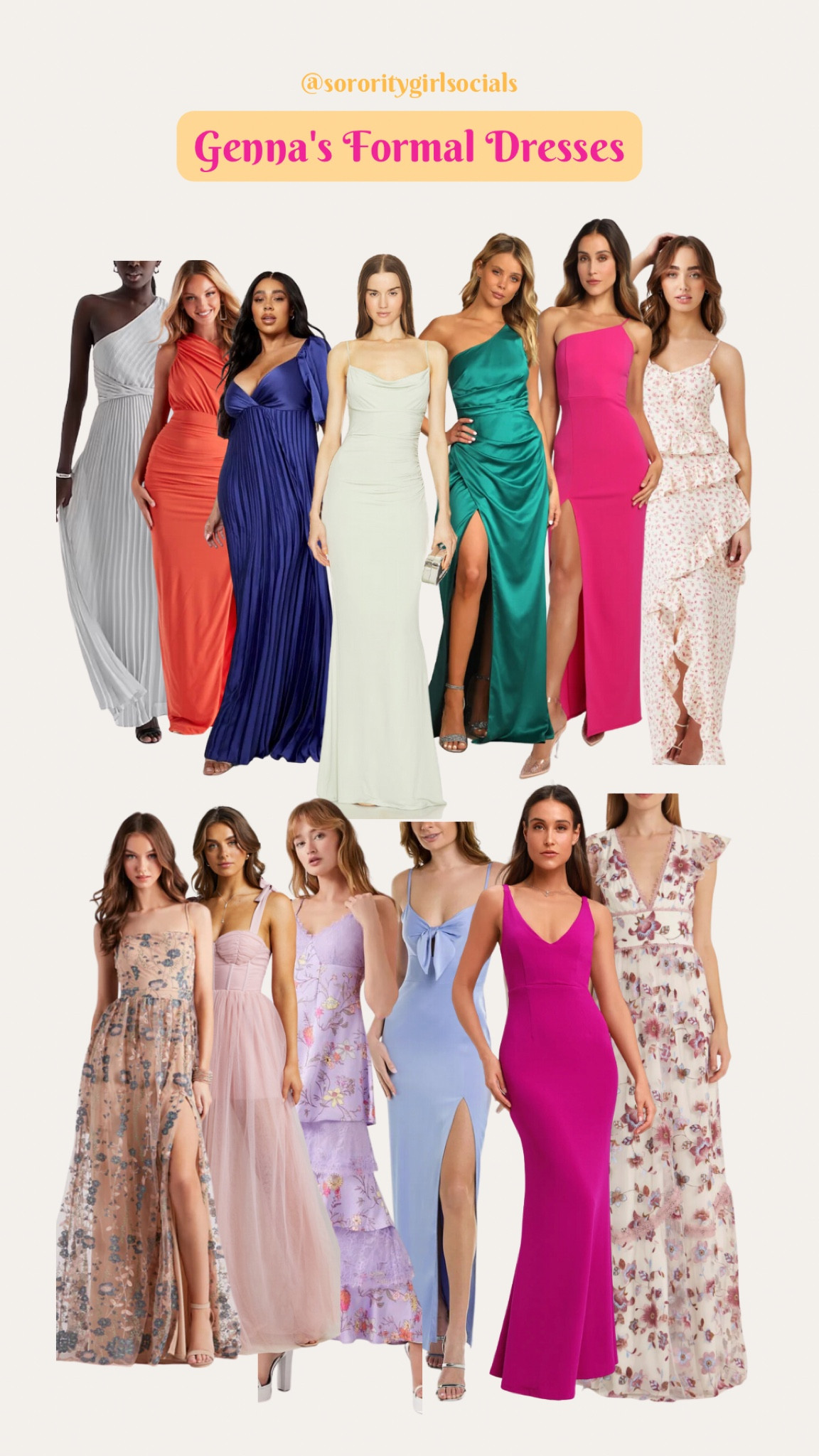 FORMAL DRESSES🫶🏻