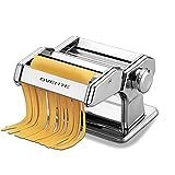 Ovente Manual Stainless Steel Pasta Maker Machine and 7 Thickness Setting (0.5 to 3 mm), Easy Cleani | Amazon (US)