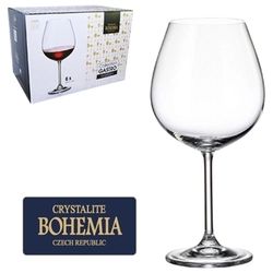 Jogo De Taca De Cristal Para Vinho Bordeau Com 6 Unidades Gastro Bohemia 650ml | Americanas BR