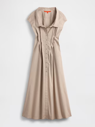 GapStudio Poplin Maxi Shirtdress | Gap (US)