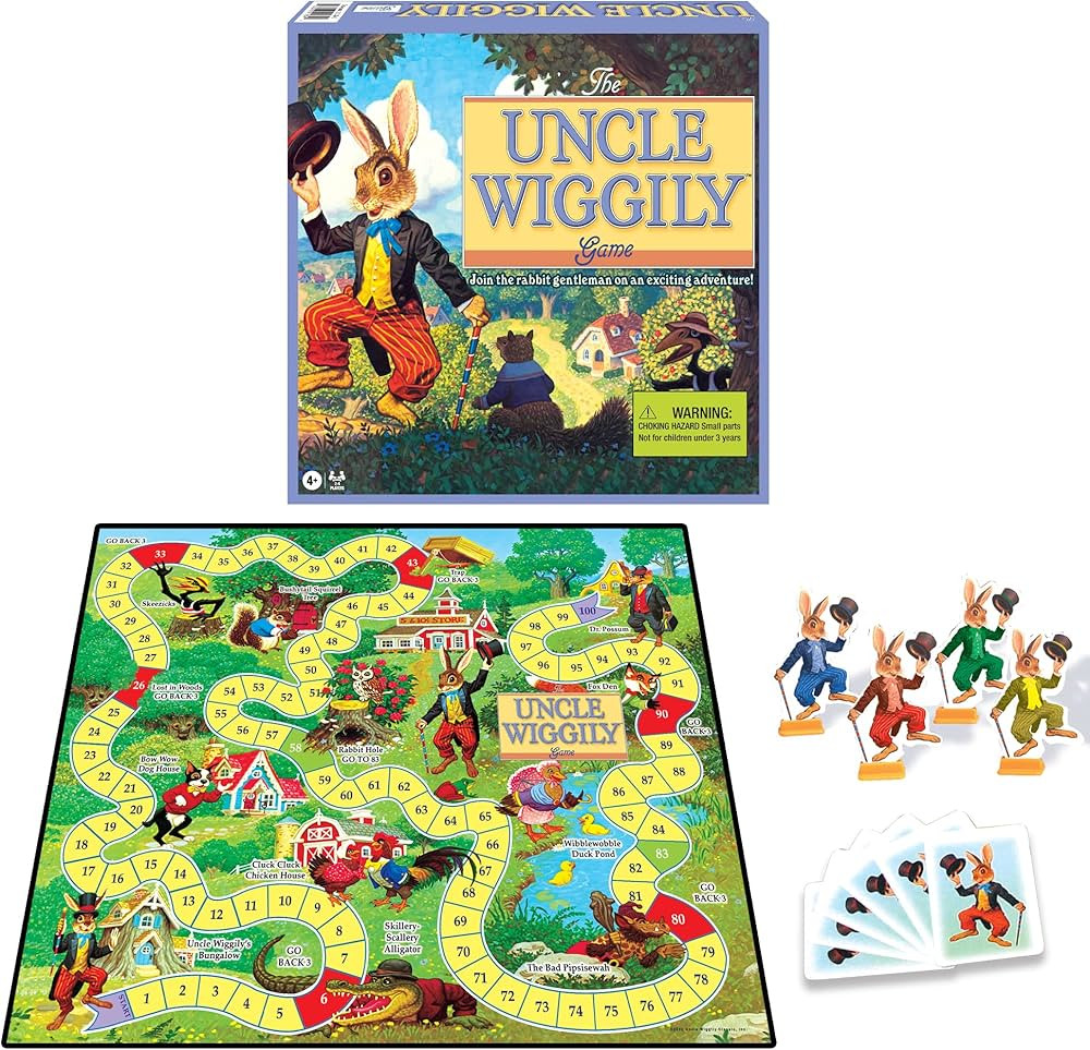 Winning Moves Uncle Wiggily Games USA, The Classic Child's First Reading Game, for 2 to 4 Players... | Amazon (US)