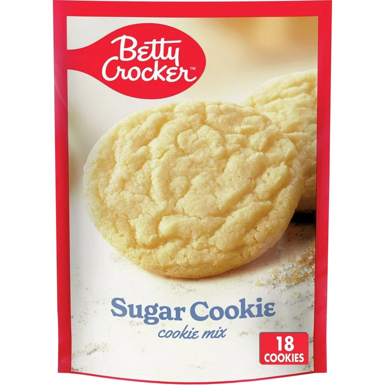 Betty Crocker Sugar Cookies, Cookie Baking Mix, 17.5 oz | Walmart (US)