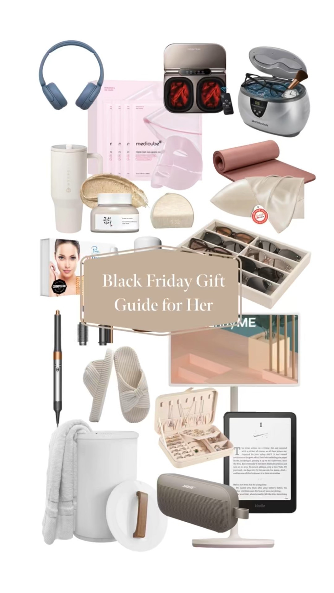 Black Friday gift guide for her featuring face masks, house slippers, glasses organizer, towel warmer, perfume, yoga mat, heated blanket, silk pillowcases, etc.#LTKFinds #LTKFavorites #HomeStyleDaily

#LTKHome #LTKHome