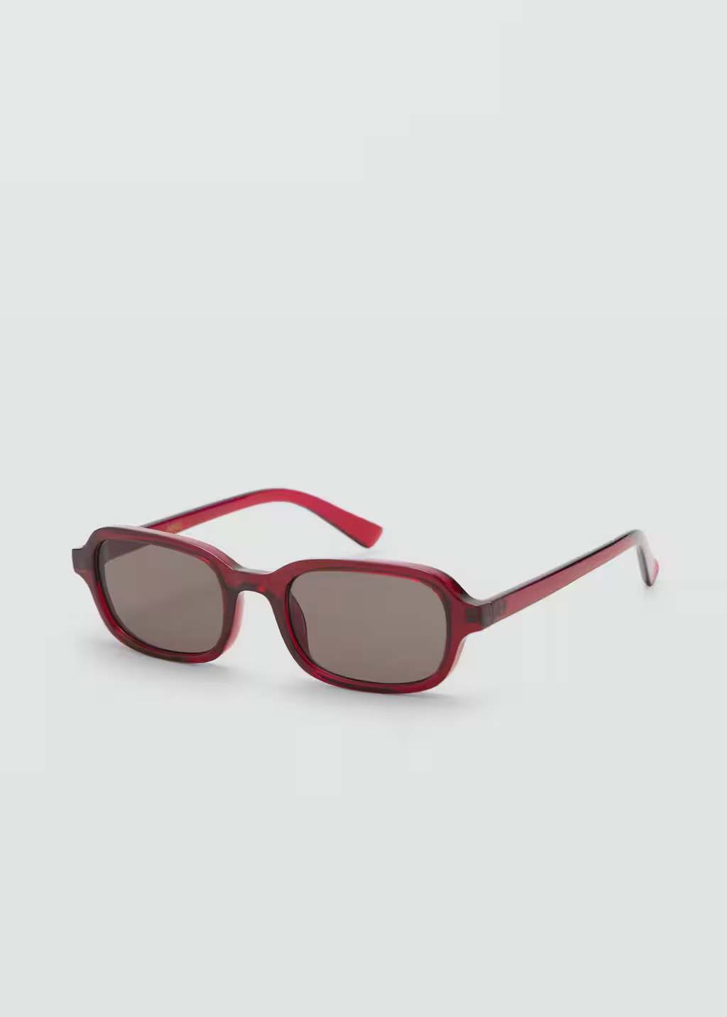 Rectangular-frame sunglasses red - Women - One size - MANGO | Mango (US/MX/AU)