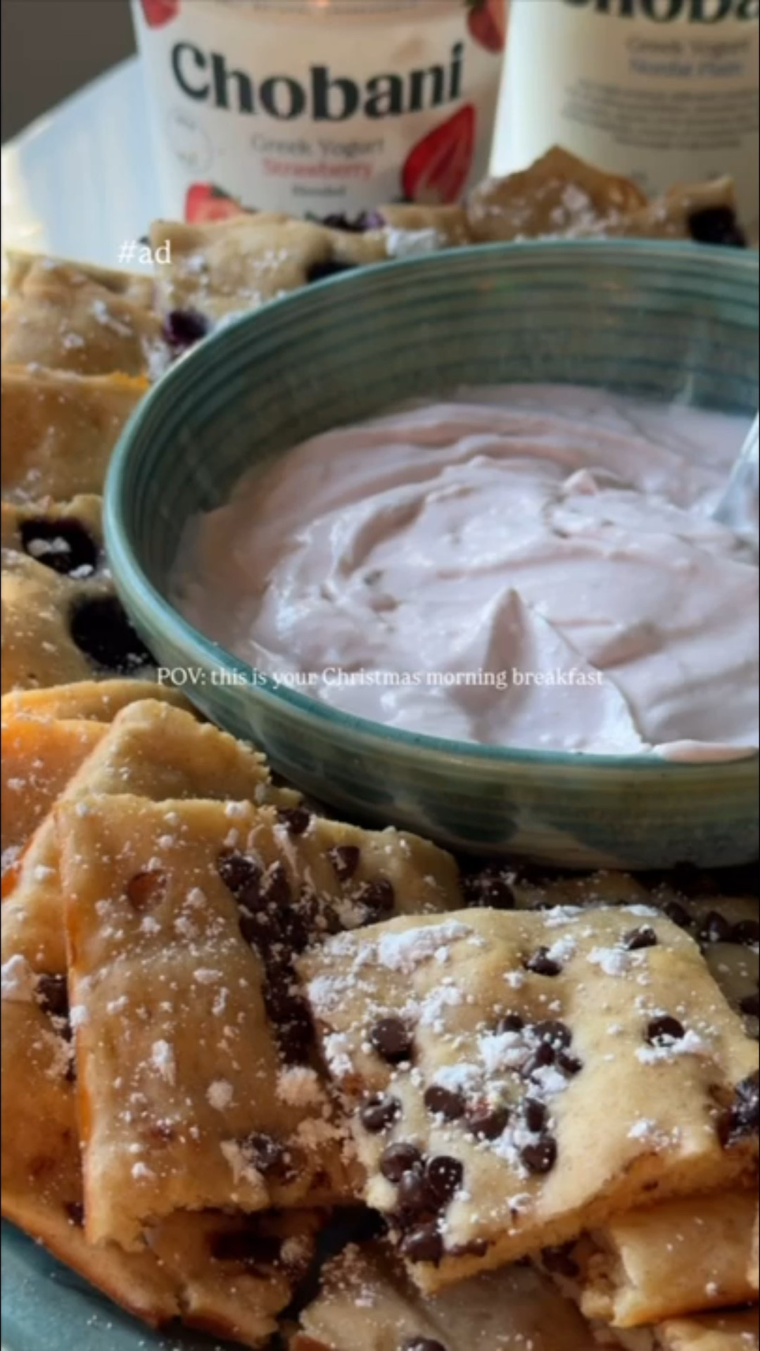 #ad adding @chobani greek yogurt to this recipe made these pancakes extra fluffy, high-protein, and so delicious! 🥞 the creamy yogurt gives them the best texture and a little boost of protein. this recipe is quick, easy, and you don’t have to be standing over the stove flipping pancakes 🤪 — which makes it the perfect Christmas morning breakfast when you want something special without the fuss. 🎄❤️ you can grab everything you need for it at @target!@shop.ltk #liketkit (LTK link)

#TargetPartner #Target #Holidayrecipes #Healthyrecipes #eatclean 