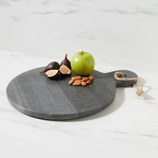 15" x 12" Marble Round Cutting Board - Threshold™ | Target