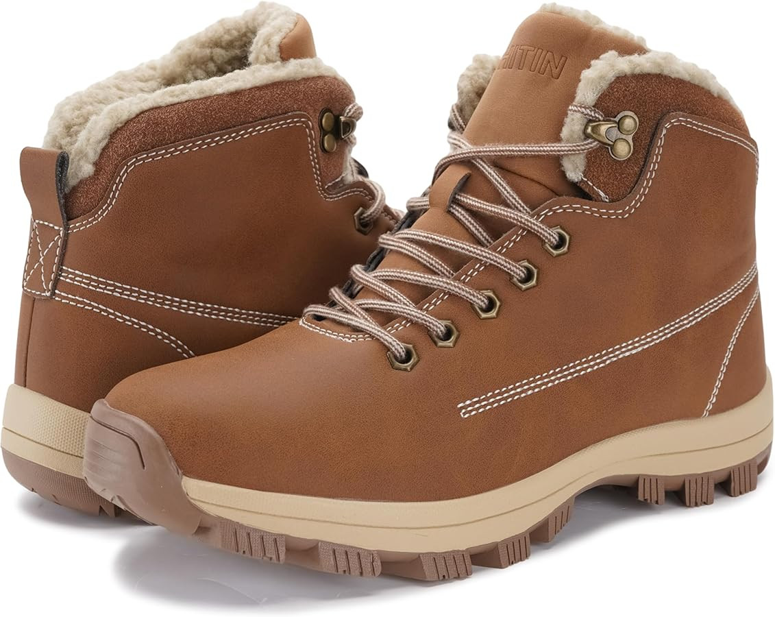 WHITIN Men's Waterproof Cold-Weather Snow Boots | Amazon (US)