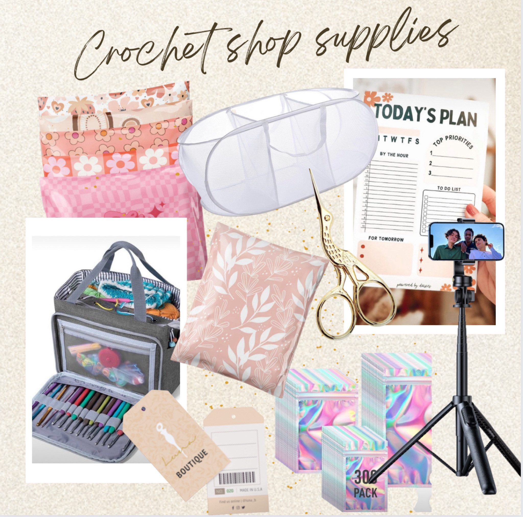 This weeks favorite crochet finds!

The prettiest polymailers, today’s plan sheets to help organize and much more! 