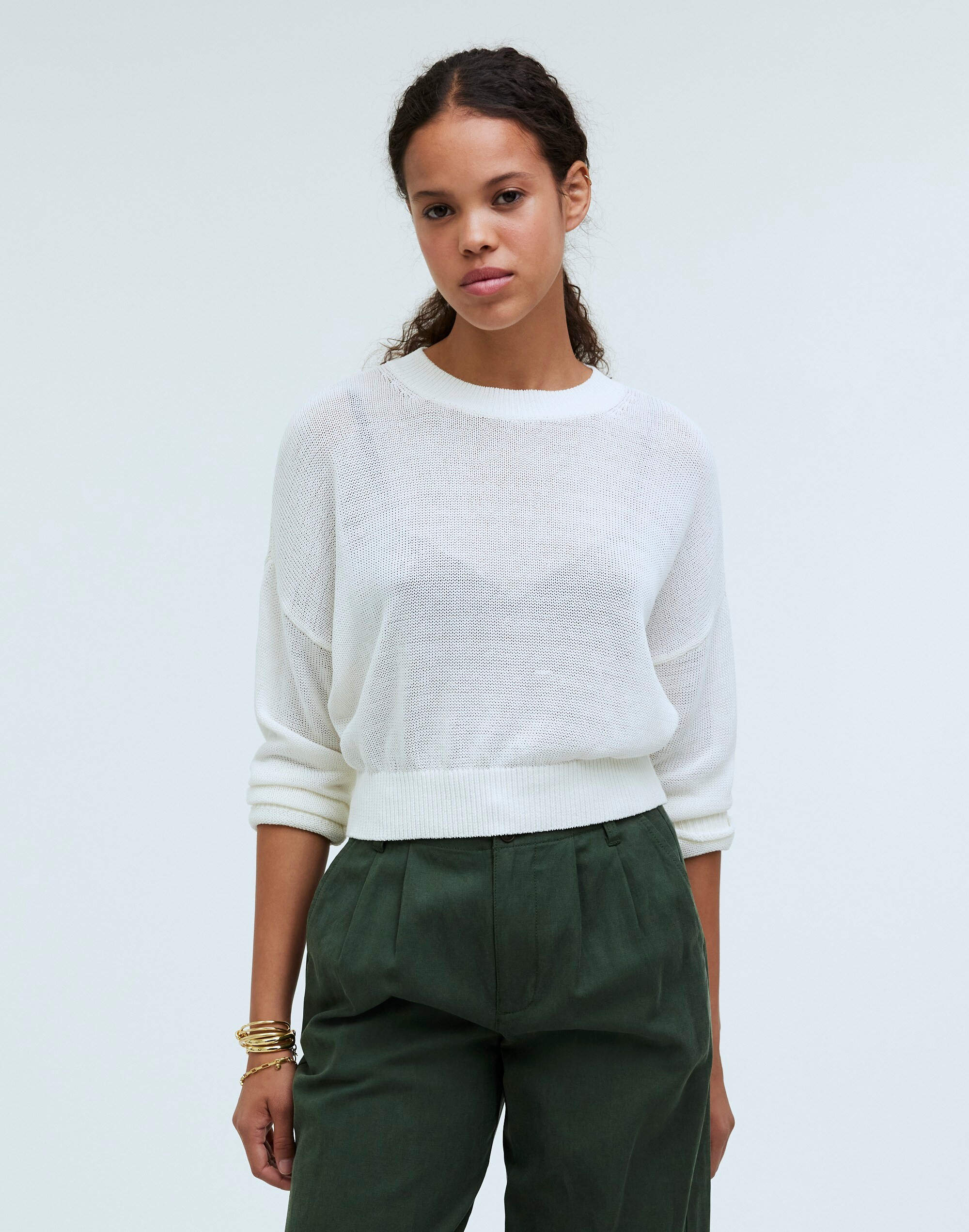 Loose-Knit Crewneck Sweater | Madewell