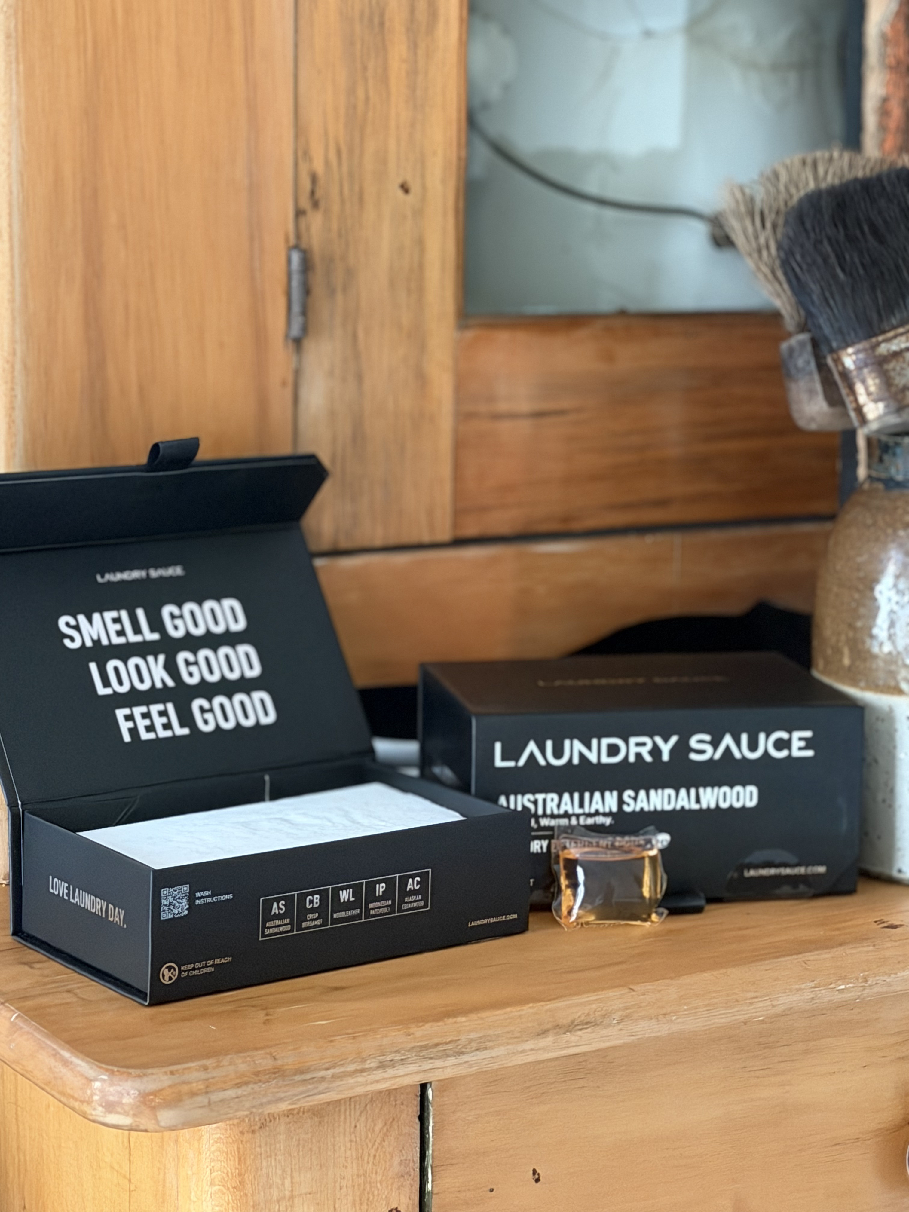 I love the Australian Sandalwood scenet from Laundry Sauce for their laundry detergent and sheets.  

 #LTKHome