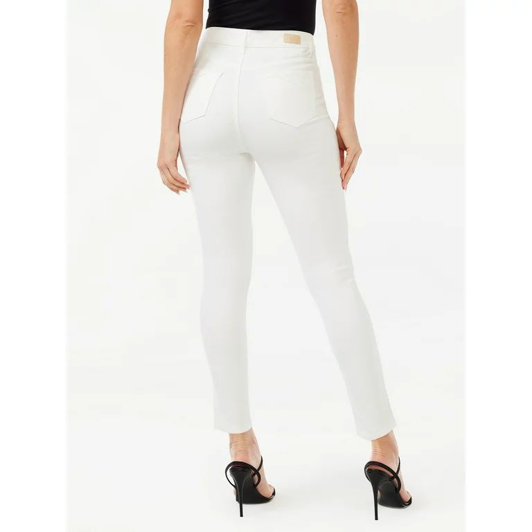 Sofia Jeans Women's Rosa Curvy Super High Rise Topstitch Pocket Skinny Jeans | Walmart (US)