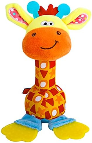 HUADADA Baby Soft Rattles Shaker, Infant Developmental Hand Grip Toys, Sensory Learning Toys with... | Amazon (US)