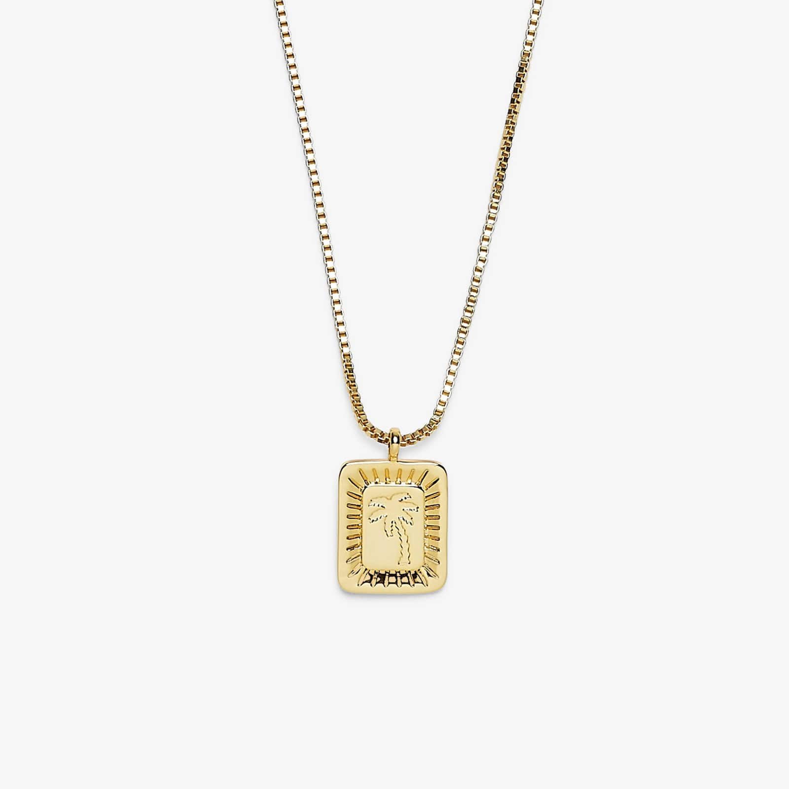 Palm Burst Pendant Necklace | Pura Vida Bracelets