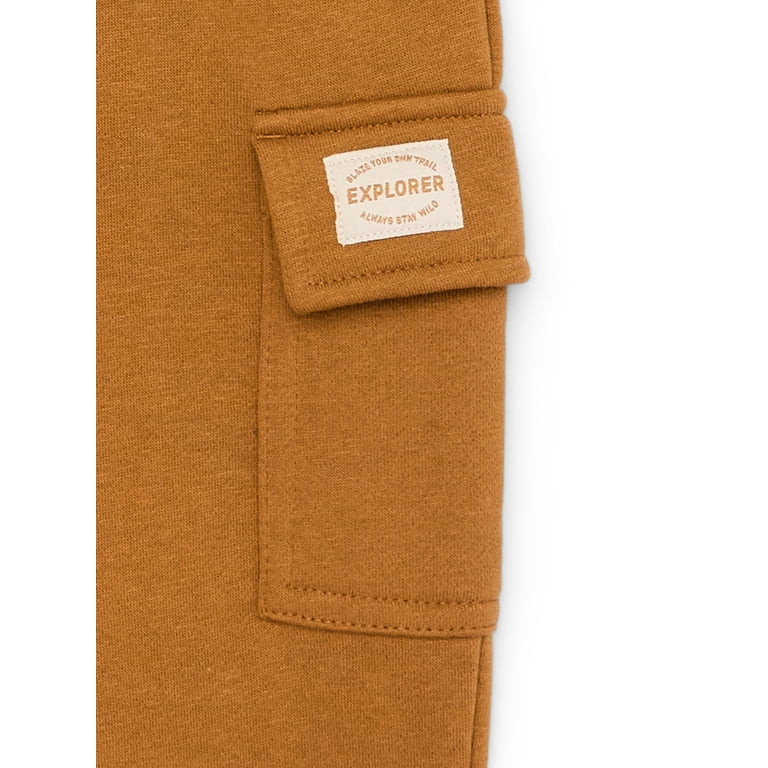 365 Kids by Garanimals Boys Fleece Cargo Pants, Sizes 4-10 | Walmart (US)