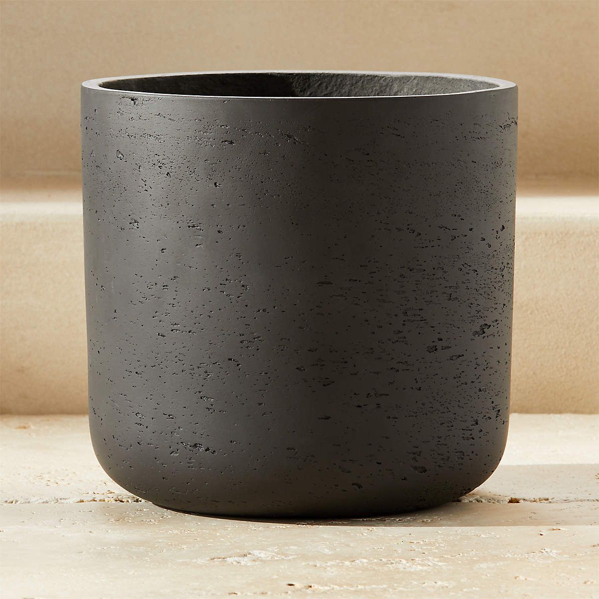 Seminyak Black Planters | CB2 | CB2