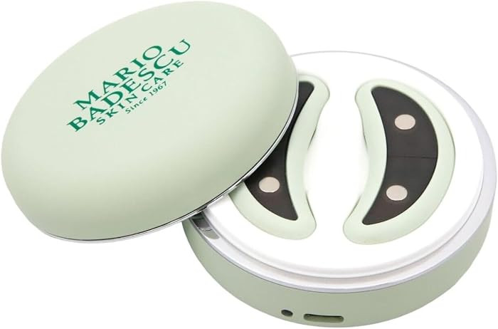 Mario Badescu Red Light + EMS Under Eye Patches – Rechargeable LED & Microcurrent Under-Eye Dev... | Amazon (US)
