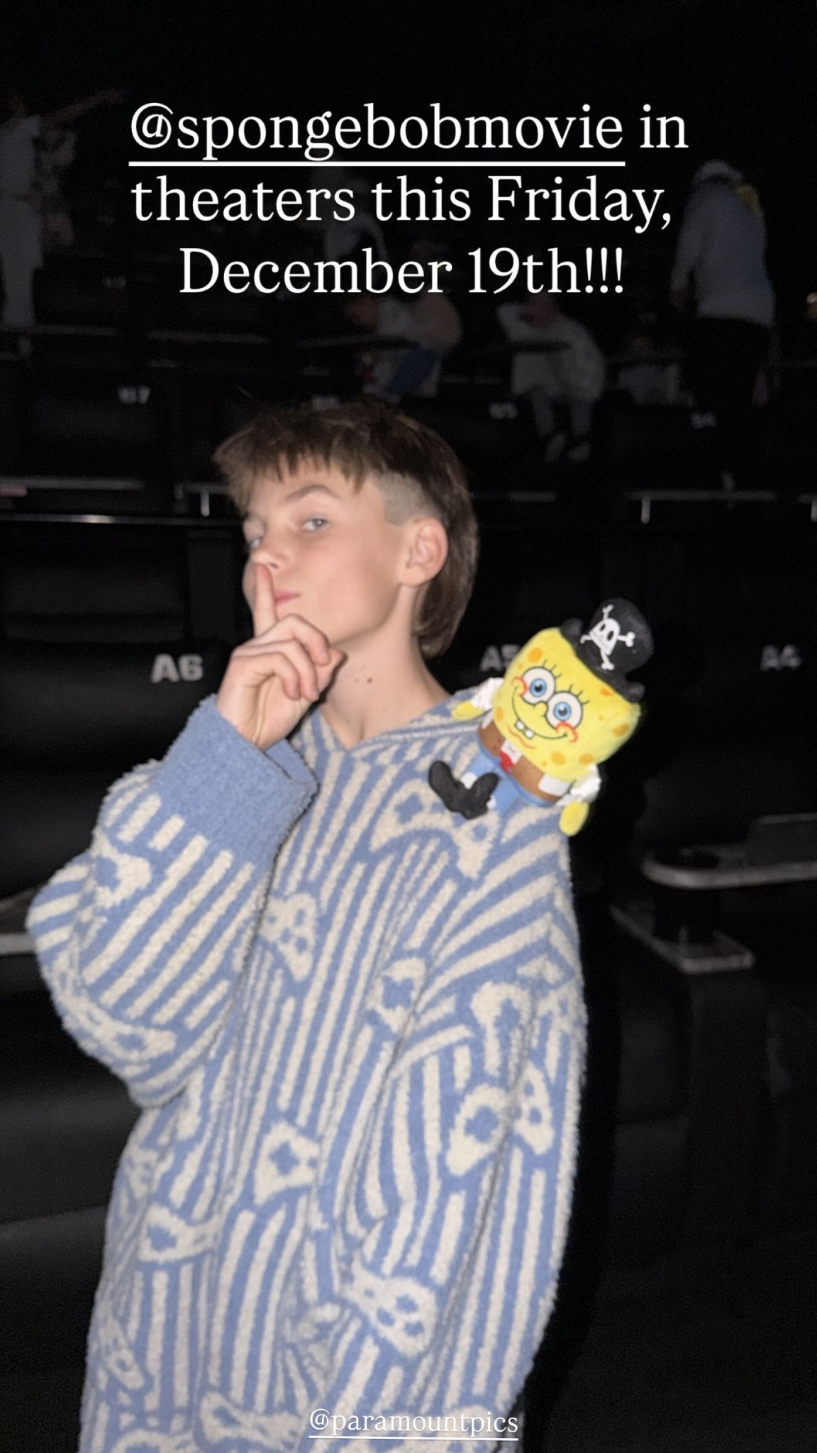 @paramountpics 
  @spongebobmovie in theaters this Friday, December 19th!!!