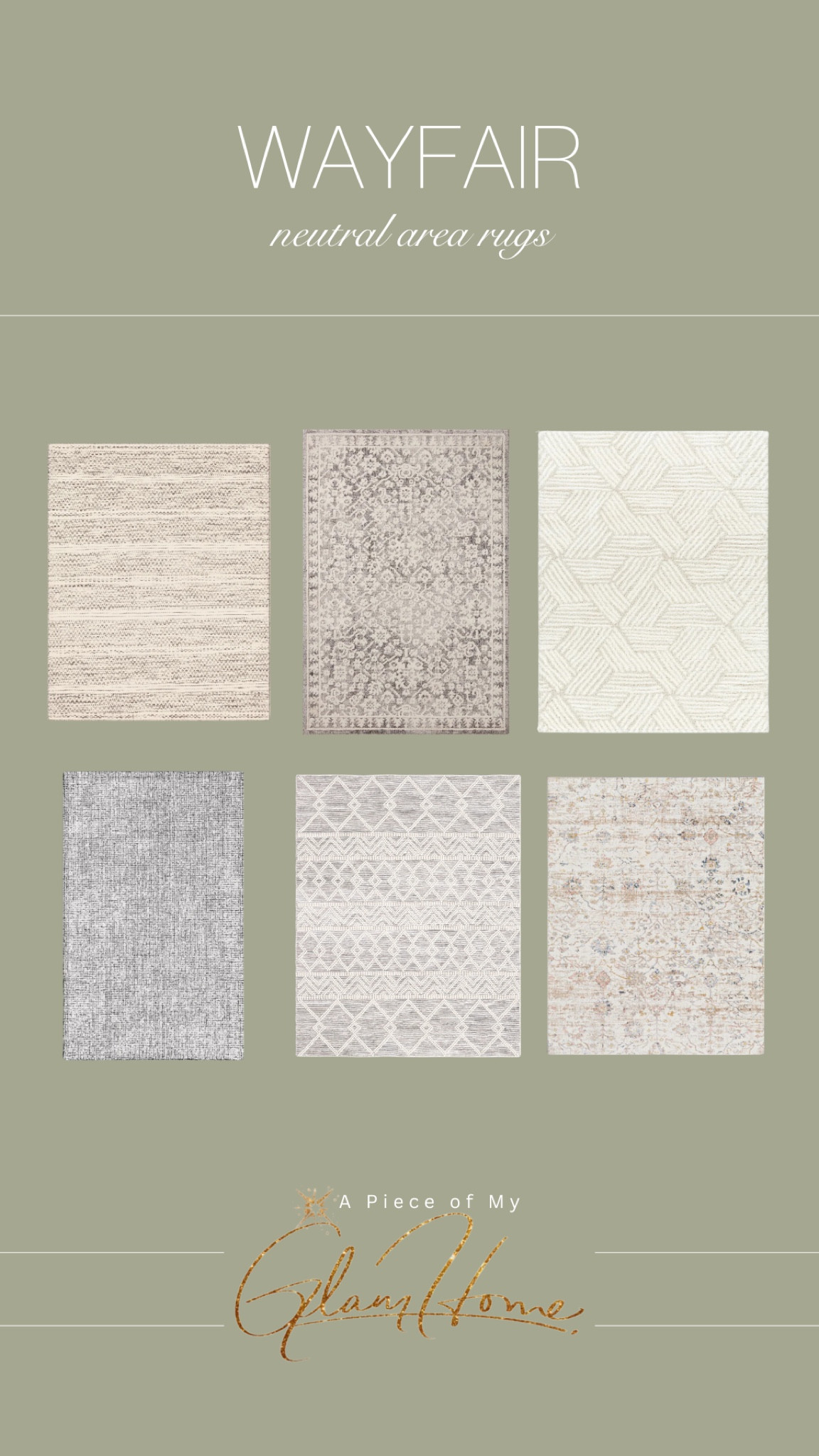 Wayfair neutral area rugs

#arearug #wayfair #homedecor 

#LTKHome