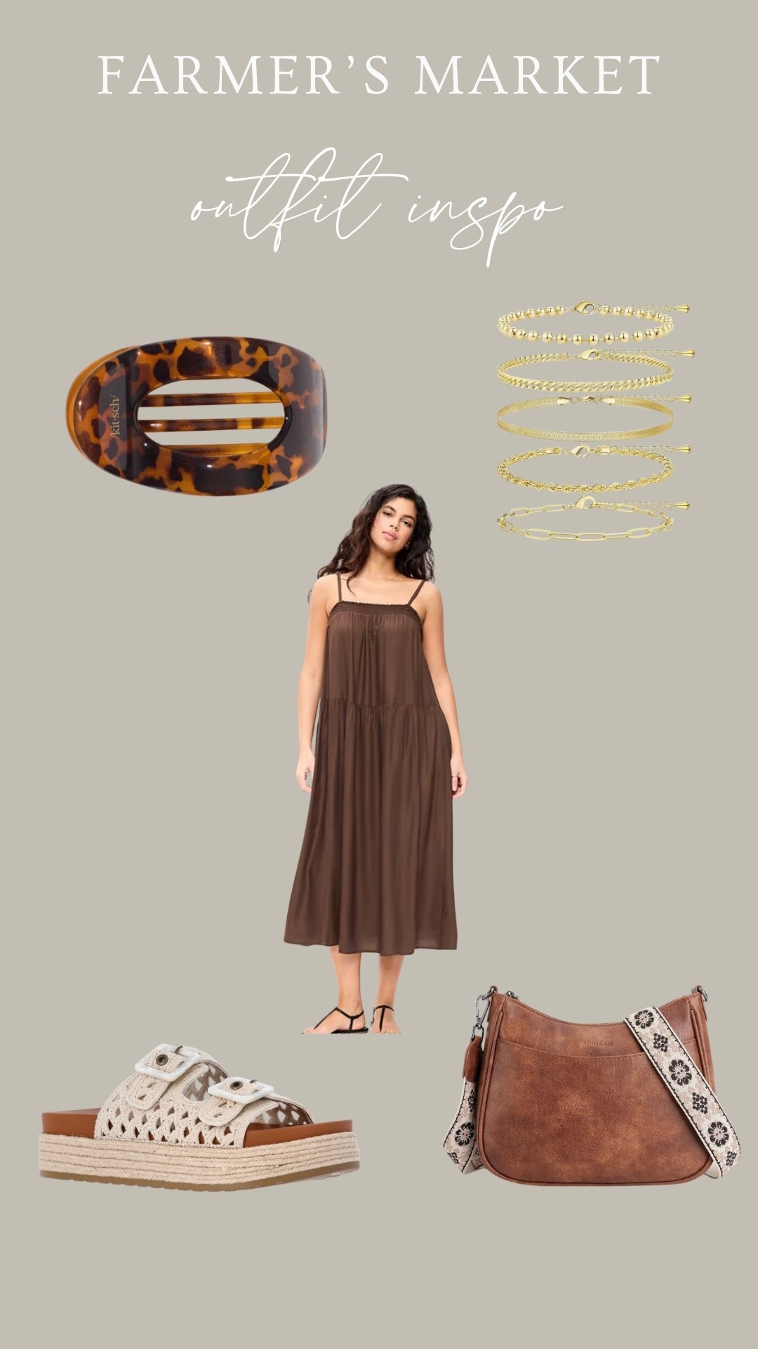 A simple dress is perfect for a summer day at the farmer’s market🤎🍓🍋

#LTKSeasonal #LTKootd