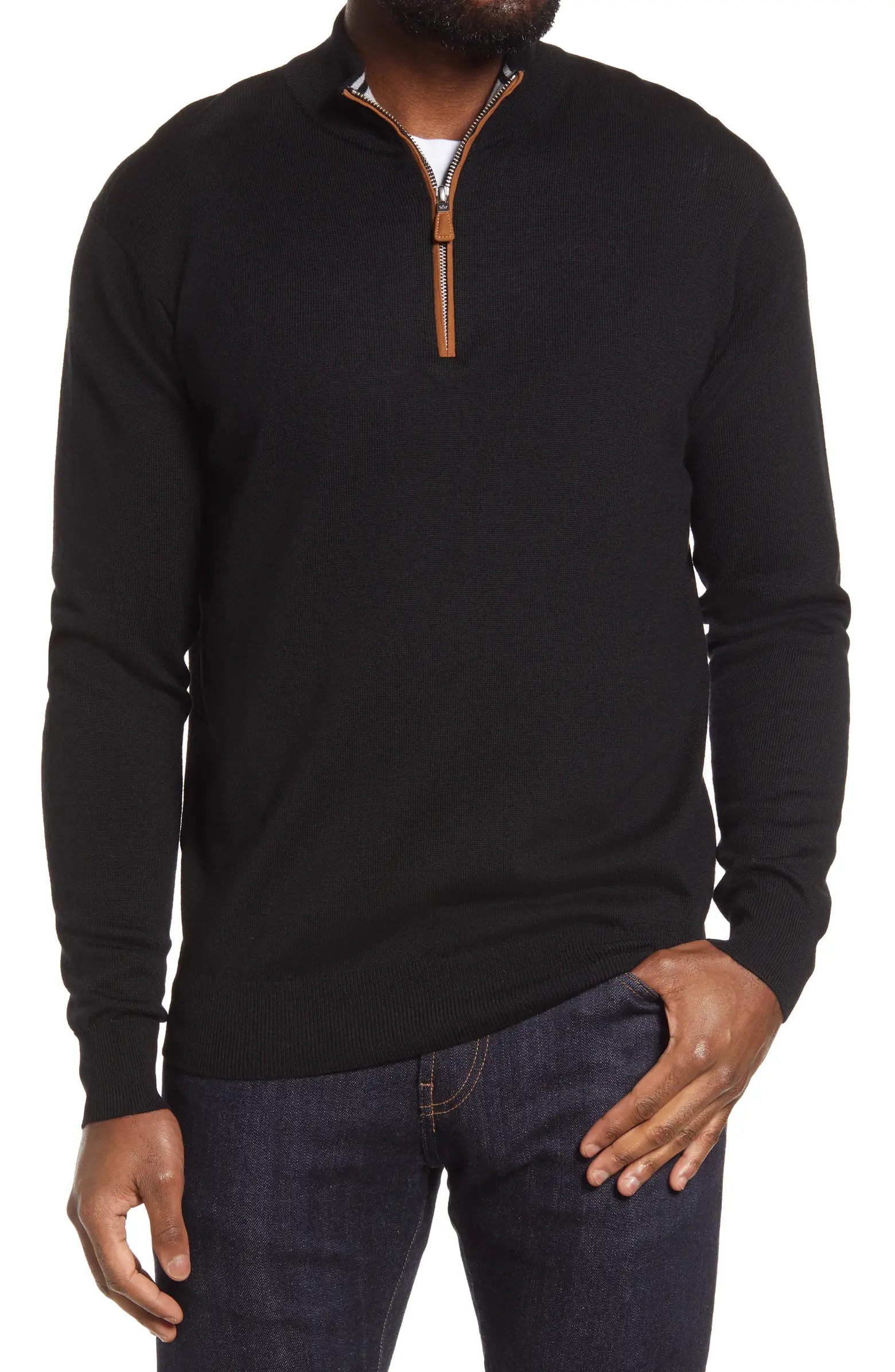 Crown Regular Fit Quarter Zip Pullover | Nordstrom