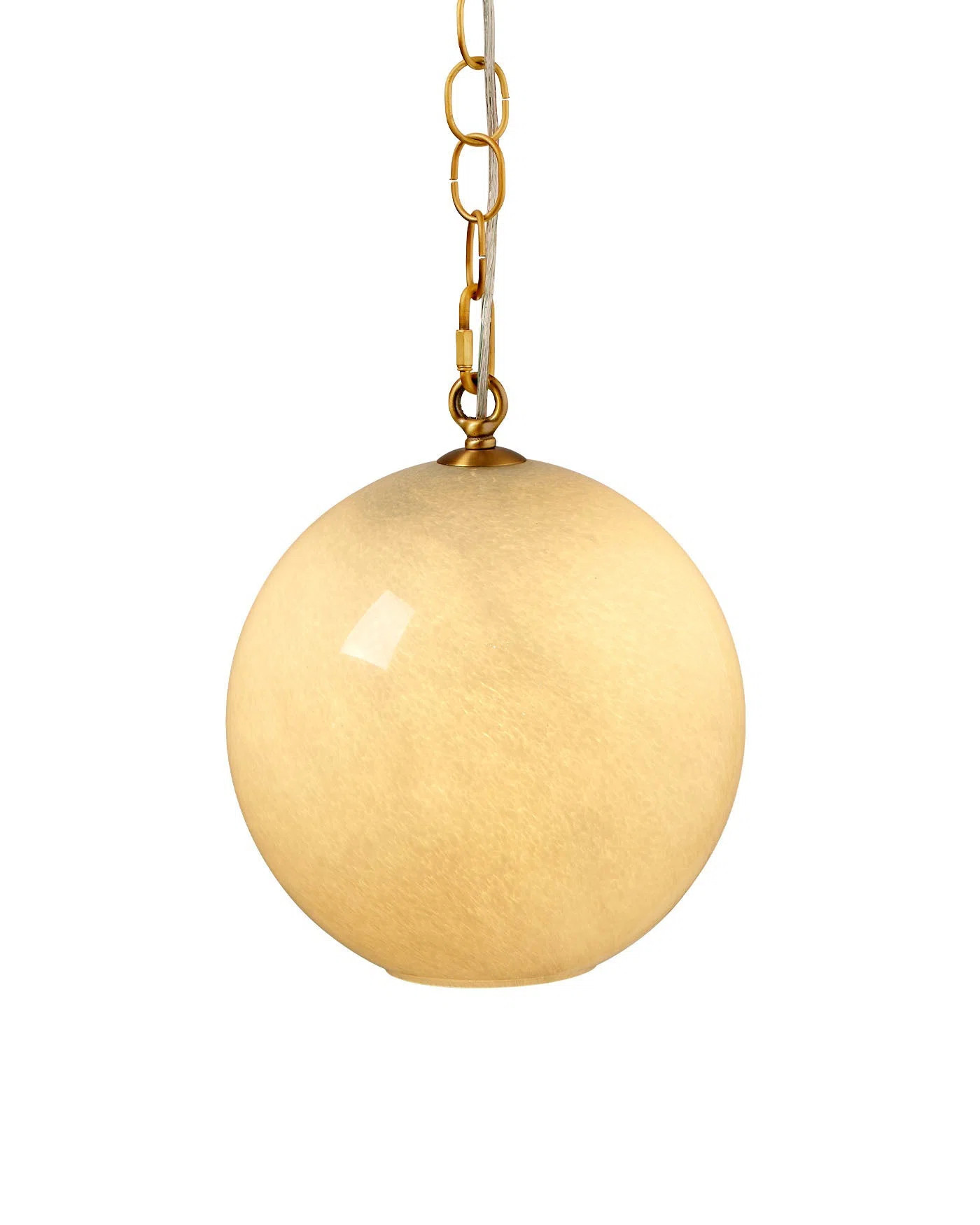 Camber 1 - Light Antique Brass Sphere Pendant | Wayfair North America