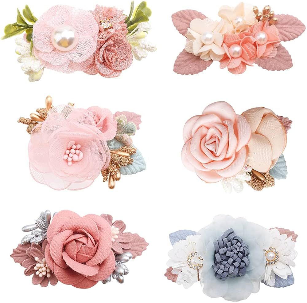 Flower Hair Clip BFNAAgirl Baby Girl Hair Bows Exquisite Hair Accessories Alligator Clips for Inf... | Amazon (US)